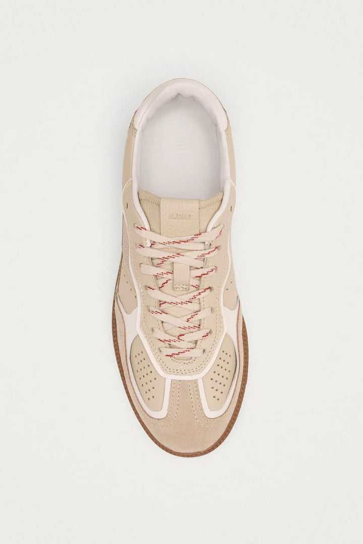 Tb.490 Rife Grain Cream Leather Sneakers