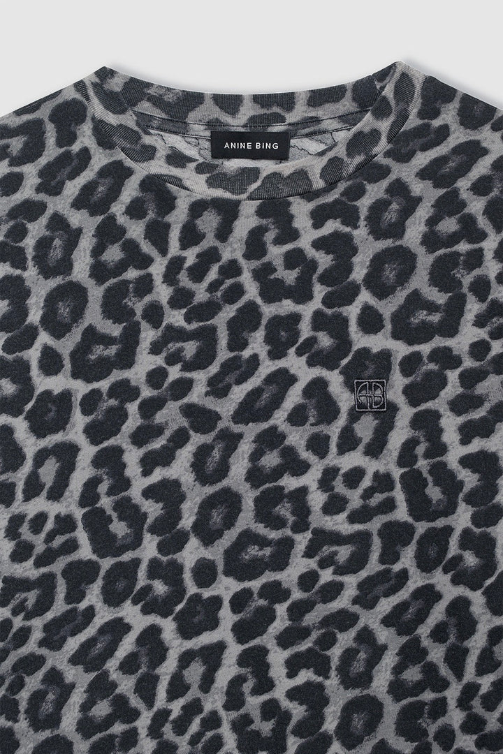 Cohen Tee Grey Leopard