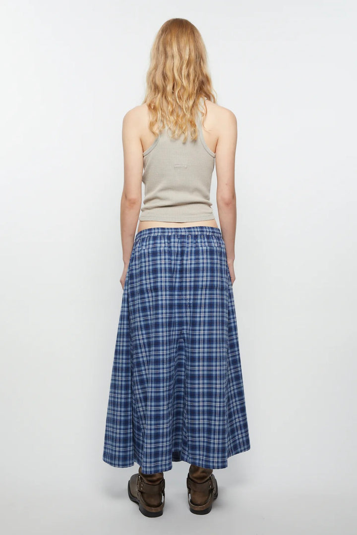 Flannel Check Skirt