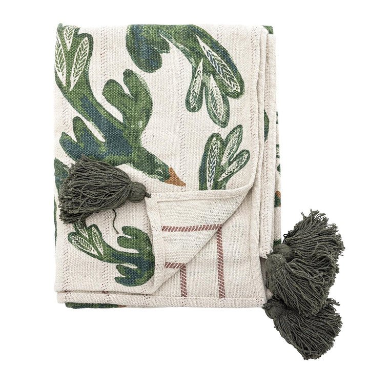Birdliva Throw Recycled Cotton