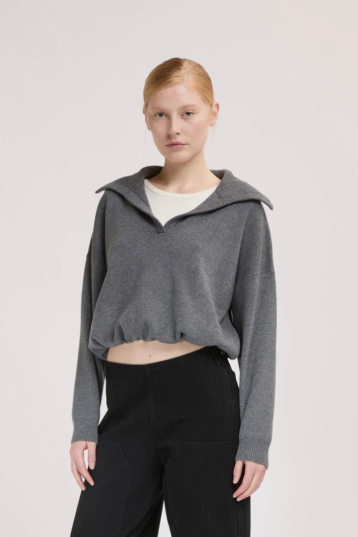 Maglia Grigio Long Sleeve Sweater