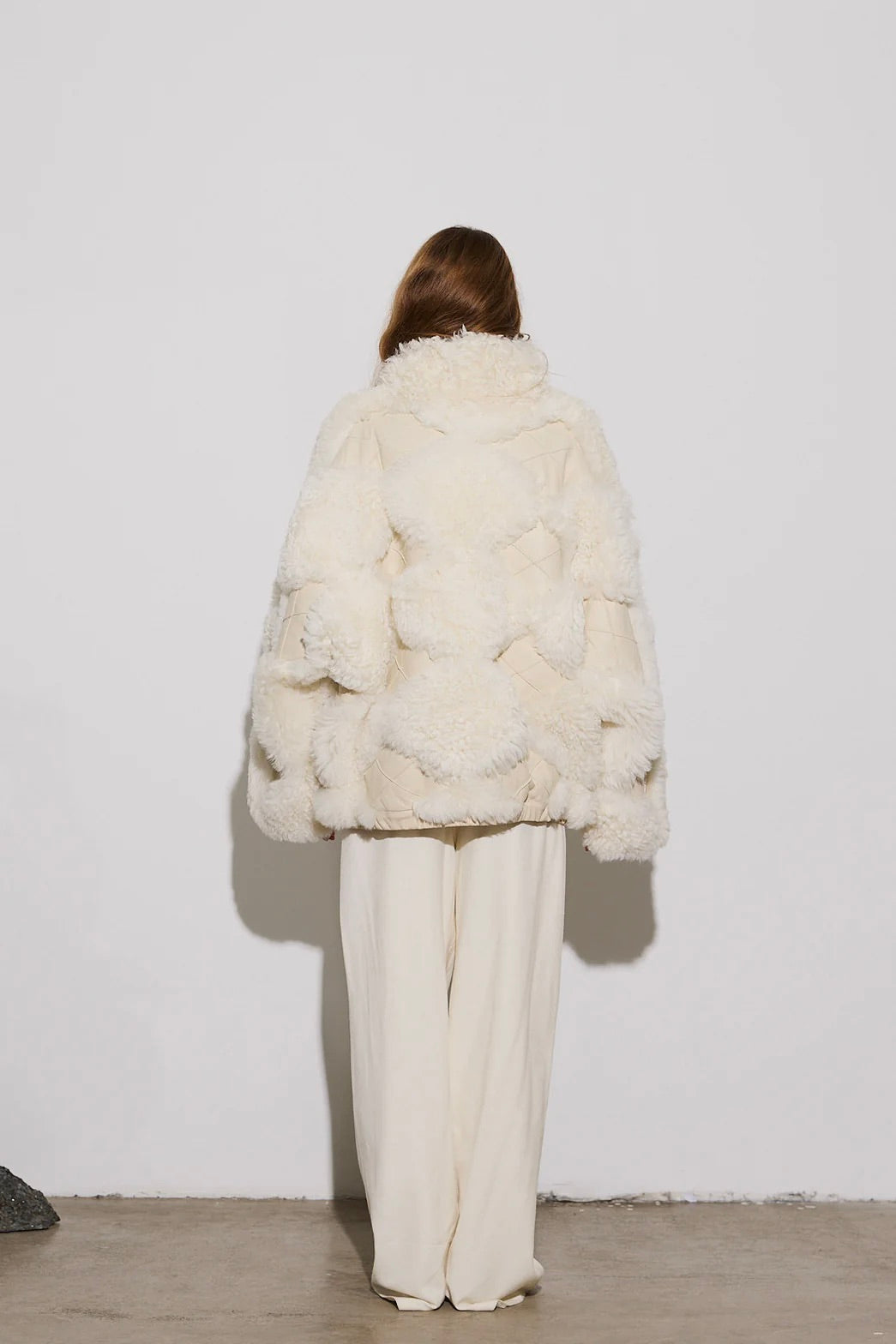 Iceland Shearling Jacket Ivory