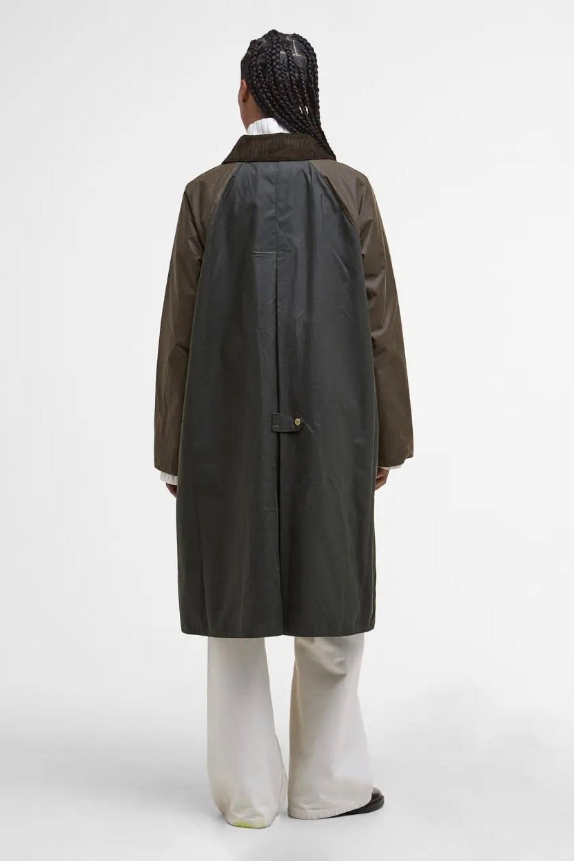 Barbour Evette Wax Jacket Ancient Olive