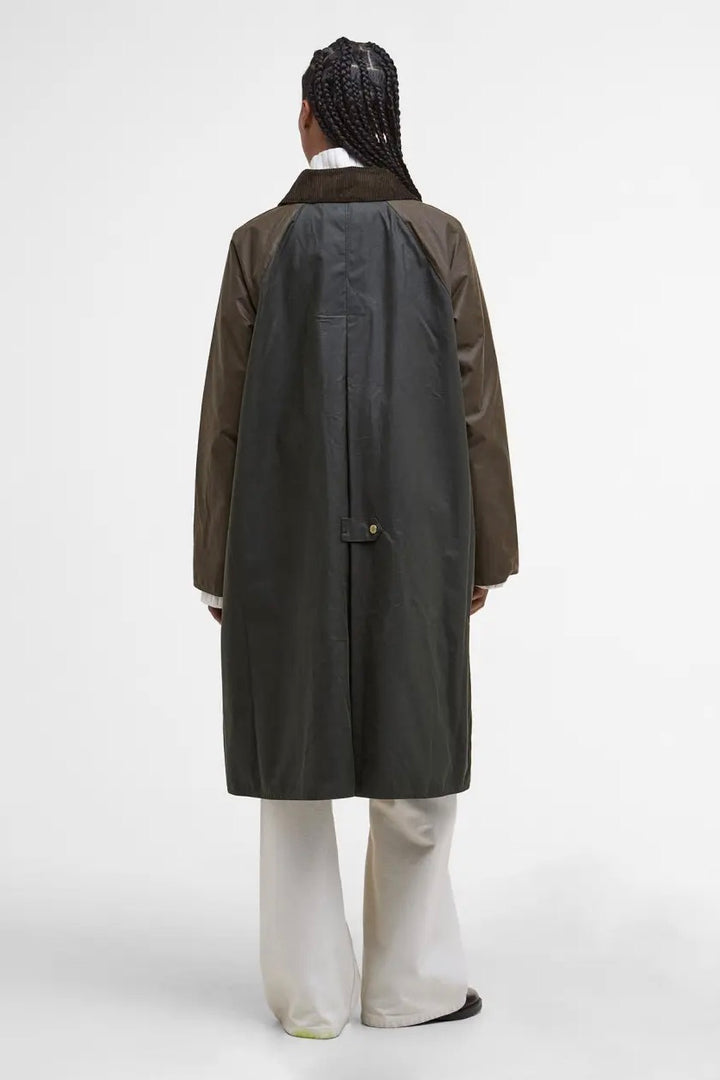 Barbour Evette Wax Jacket Ancient Olive