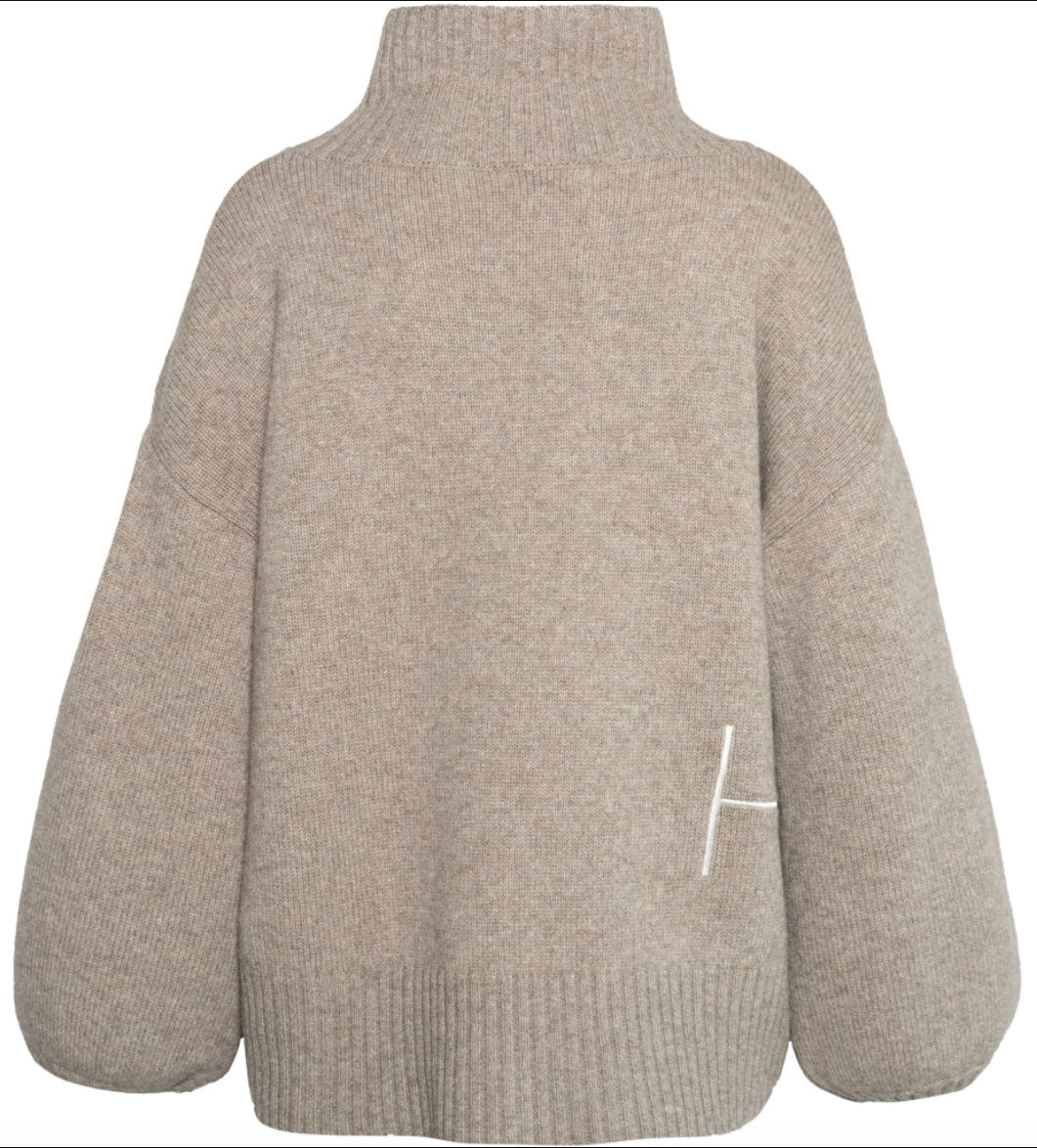 Gianna Sweater Light Brown Melange