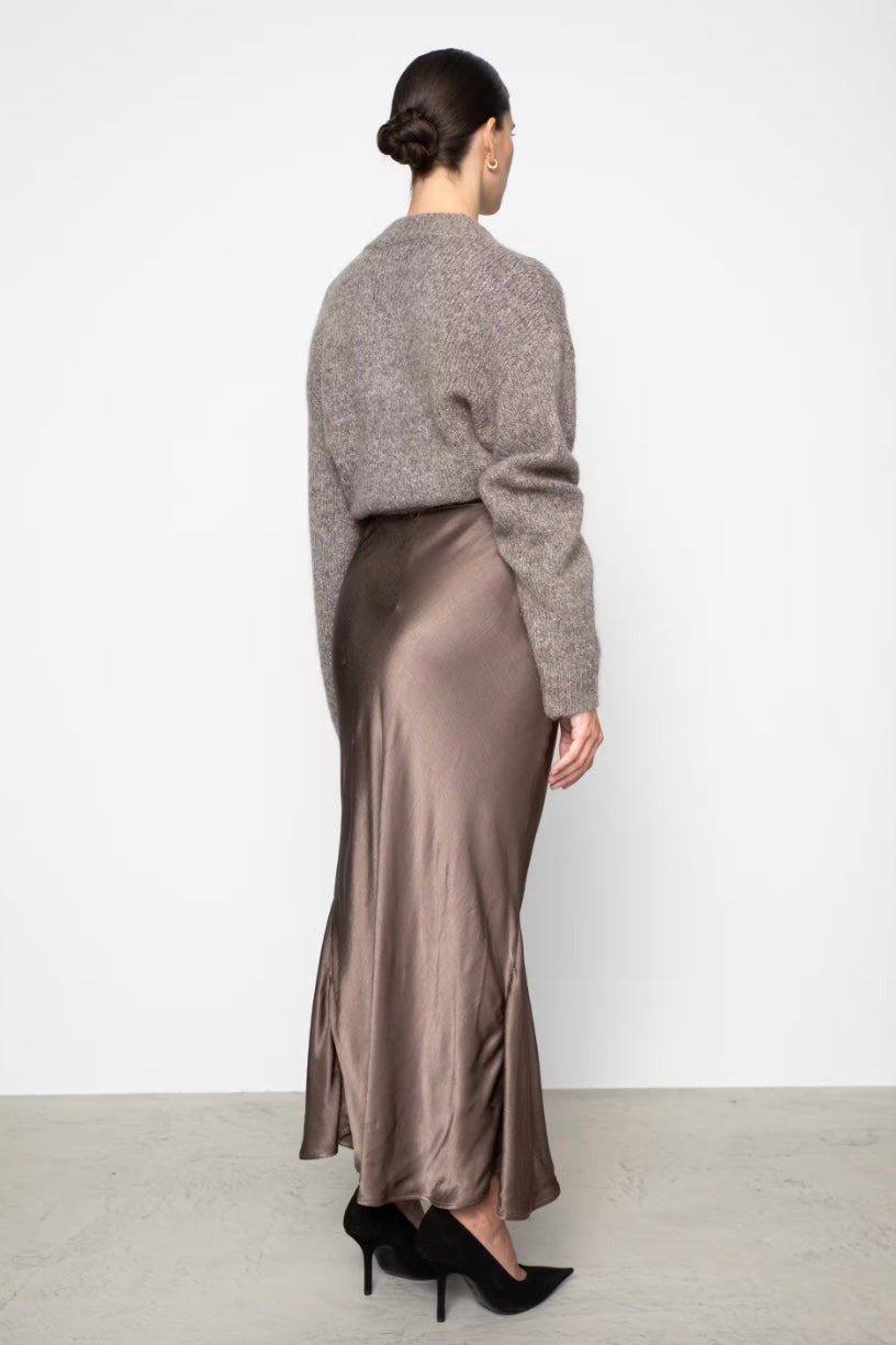 Hyro Skirt Dark Taupe