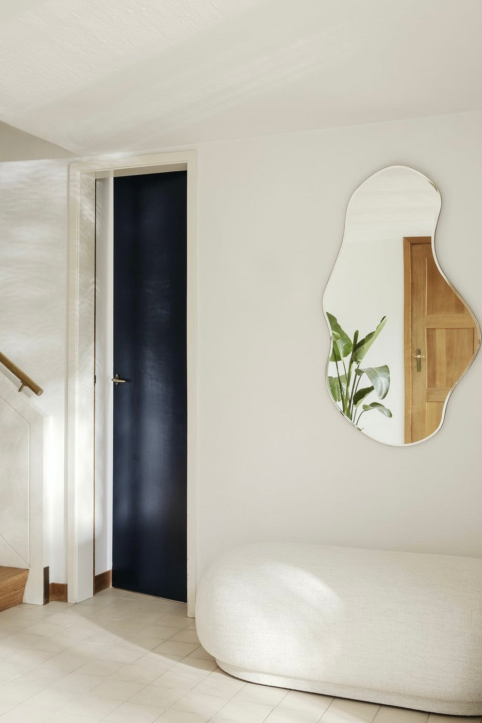 Pond Mirror Large Brass