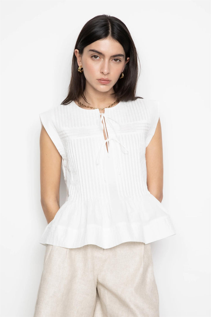 Mavie Top White