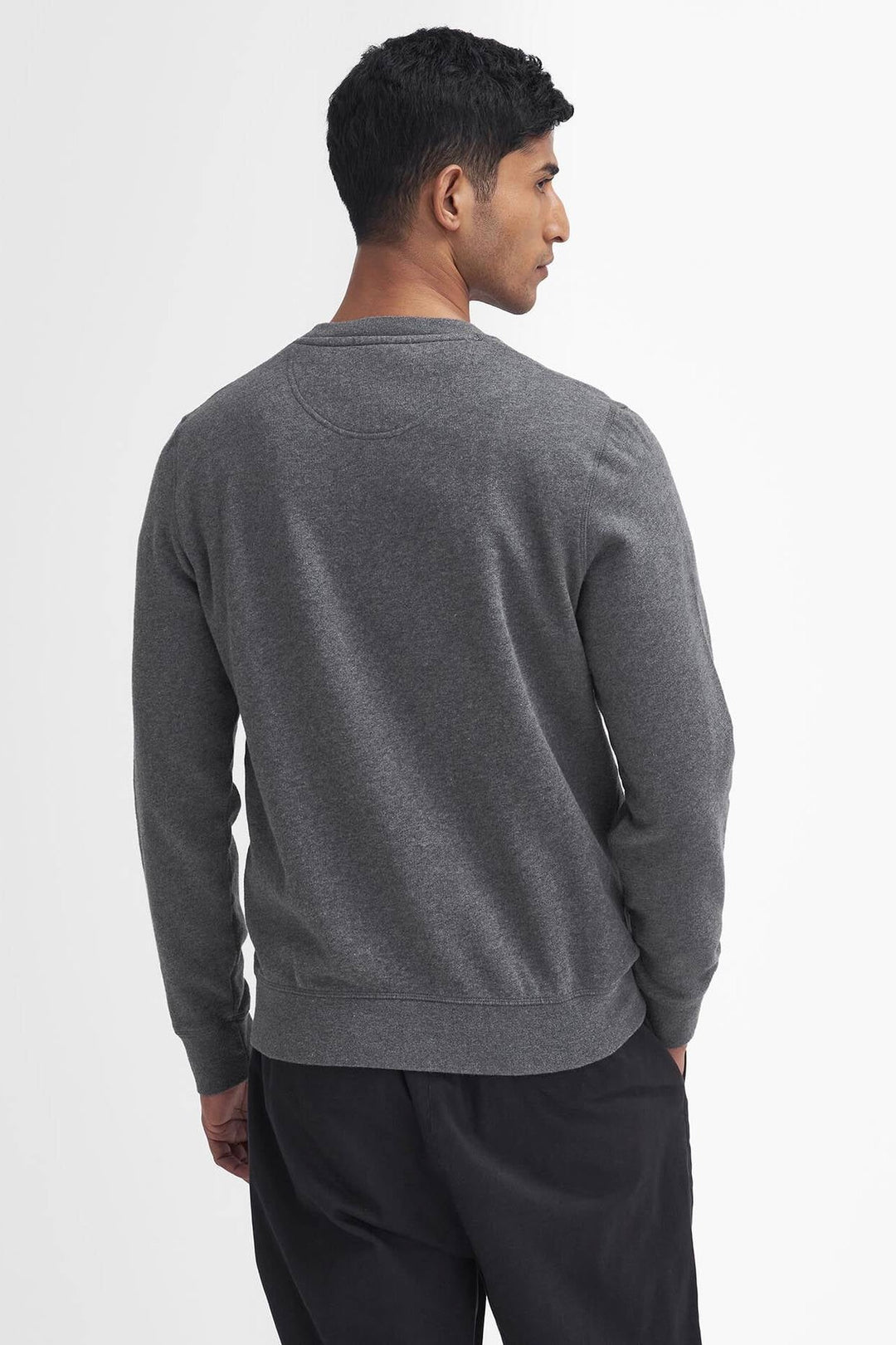 Barbour Prep Logo Sweatshirt Mid Grey Marl