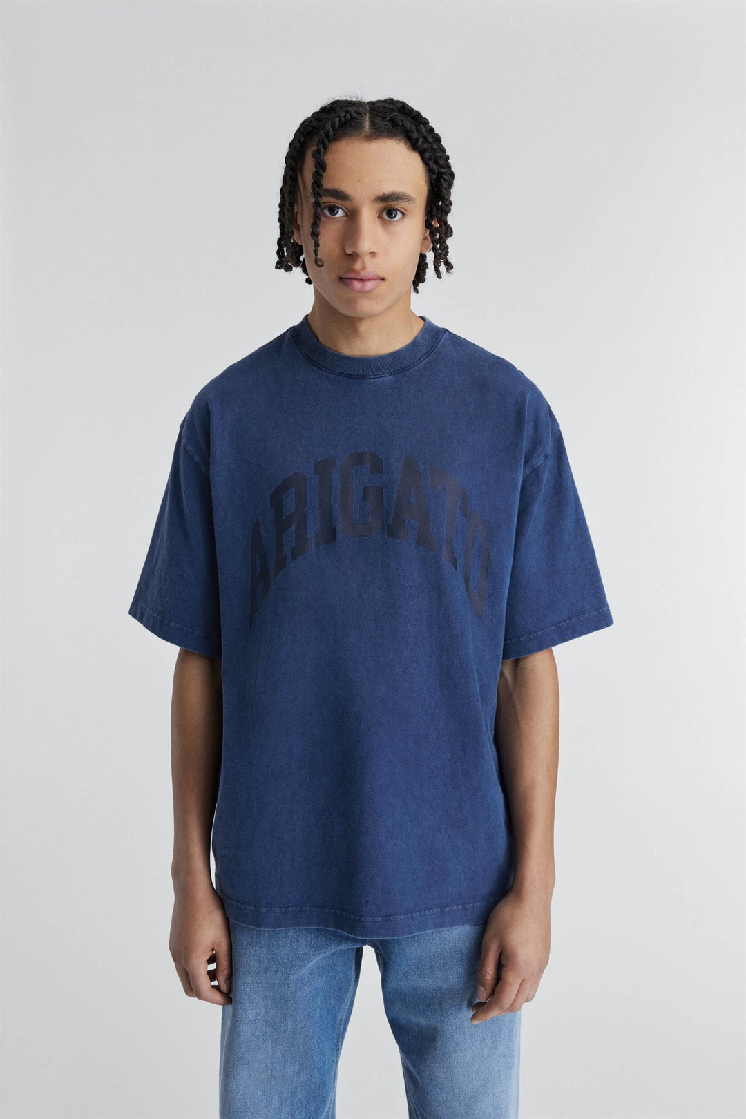 Link Washed T-Shirt Navy