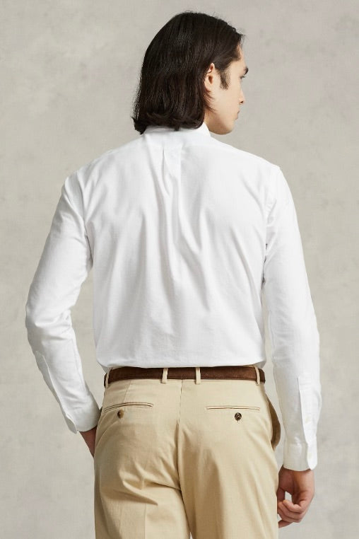 Custom Fit Oxford Shirt White