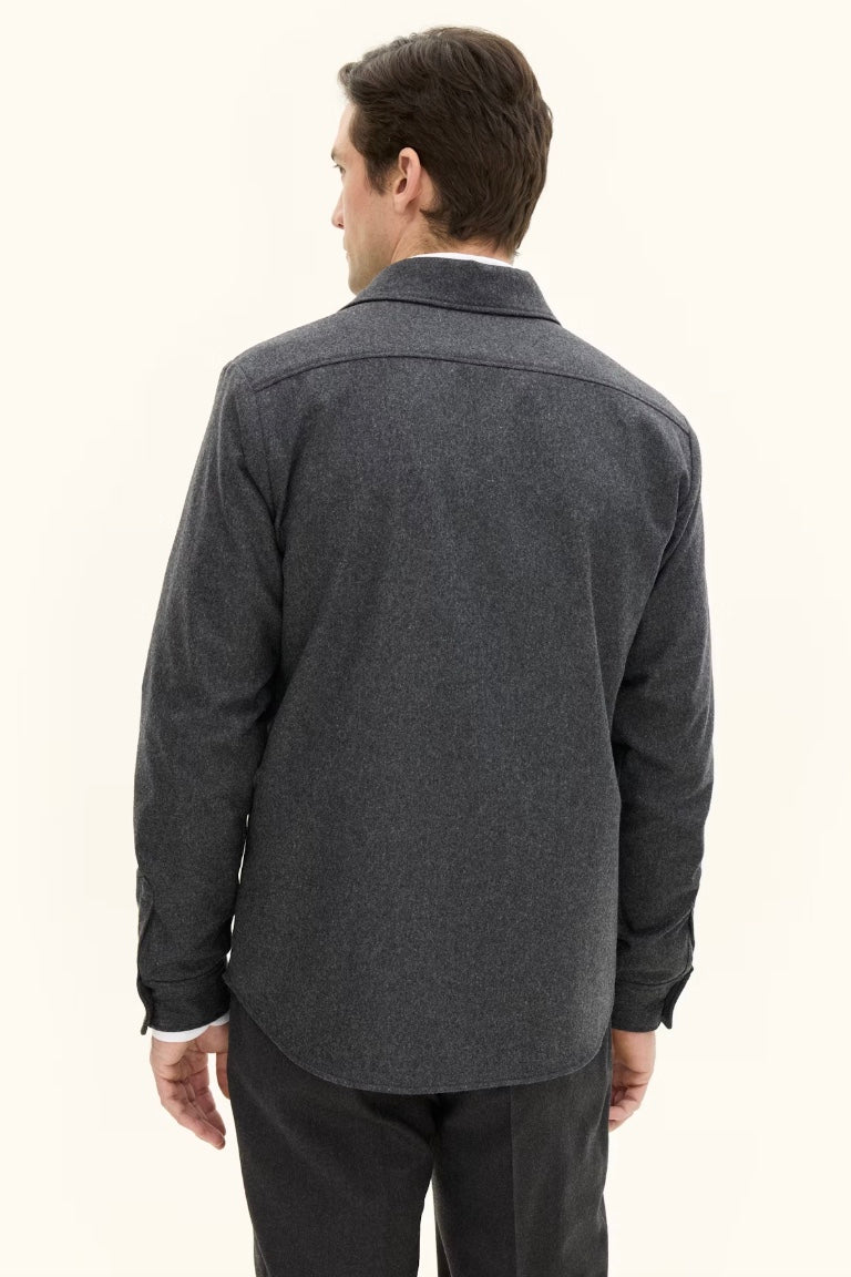 Magnus Shirt Jacket Earth Grey
