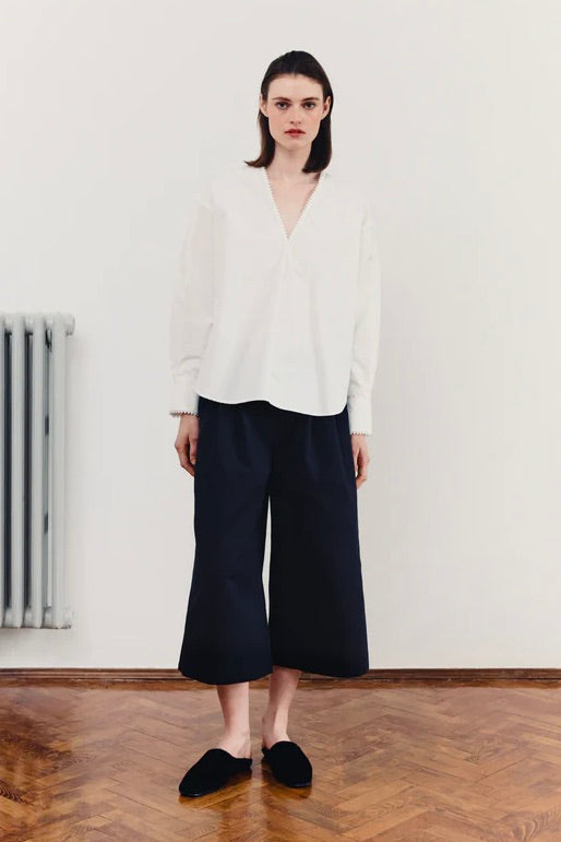 Hima Poplin Shirt White