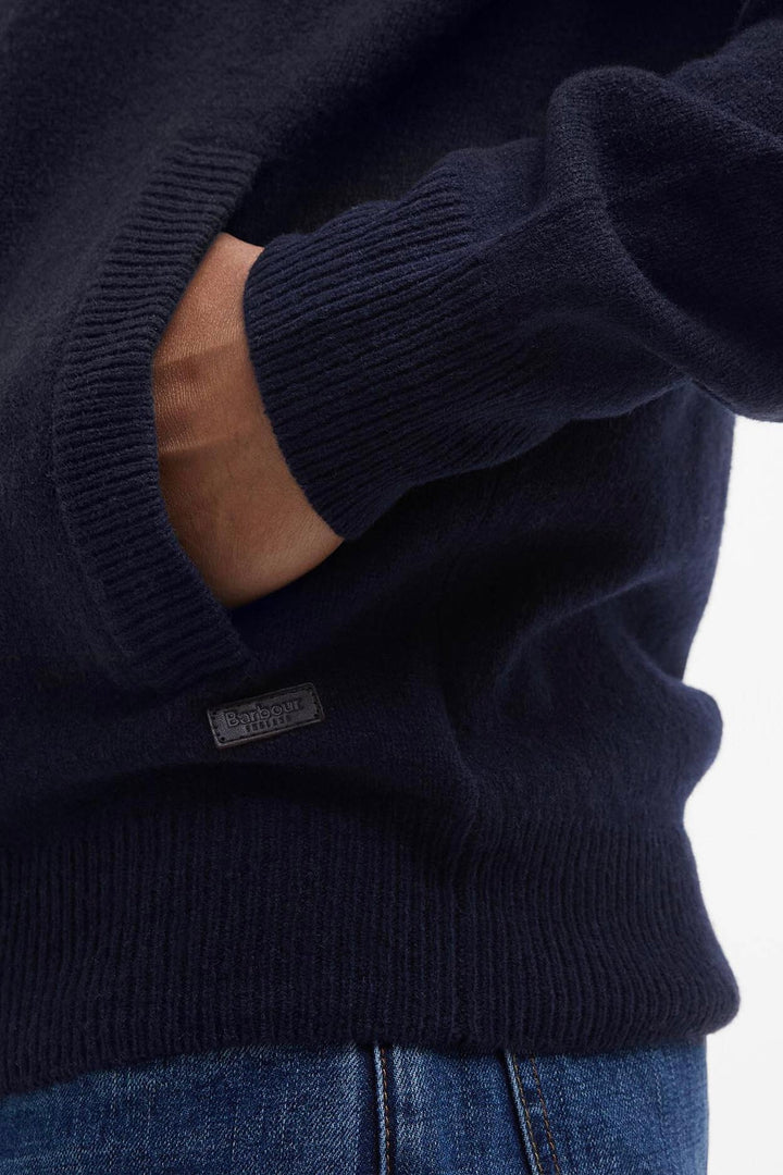 Essential Elbow Patch Jumper Navy