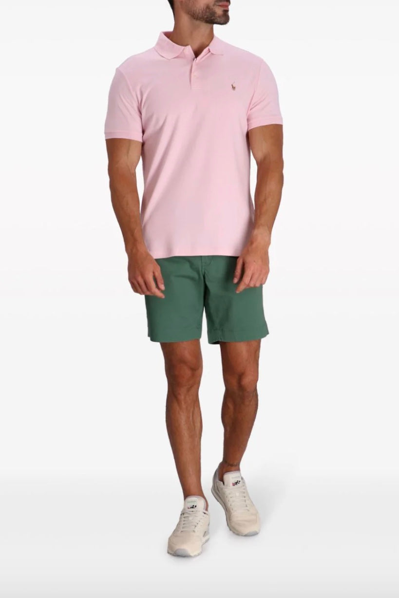 Short Sleeve Polo Shirt Hint Of Pink