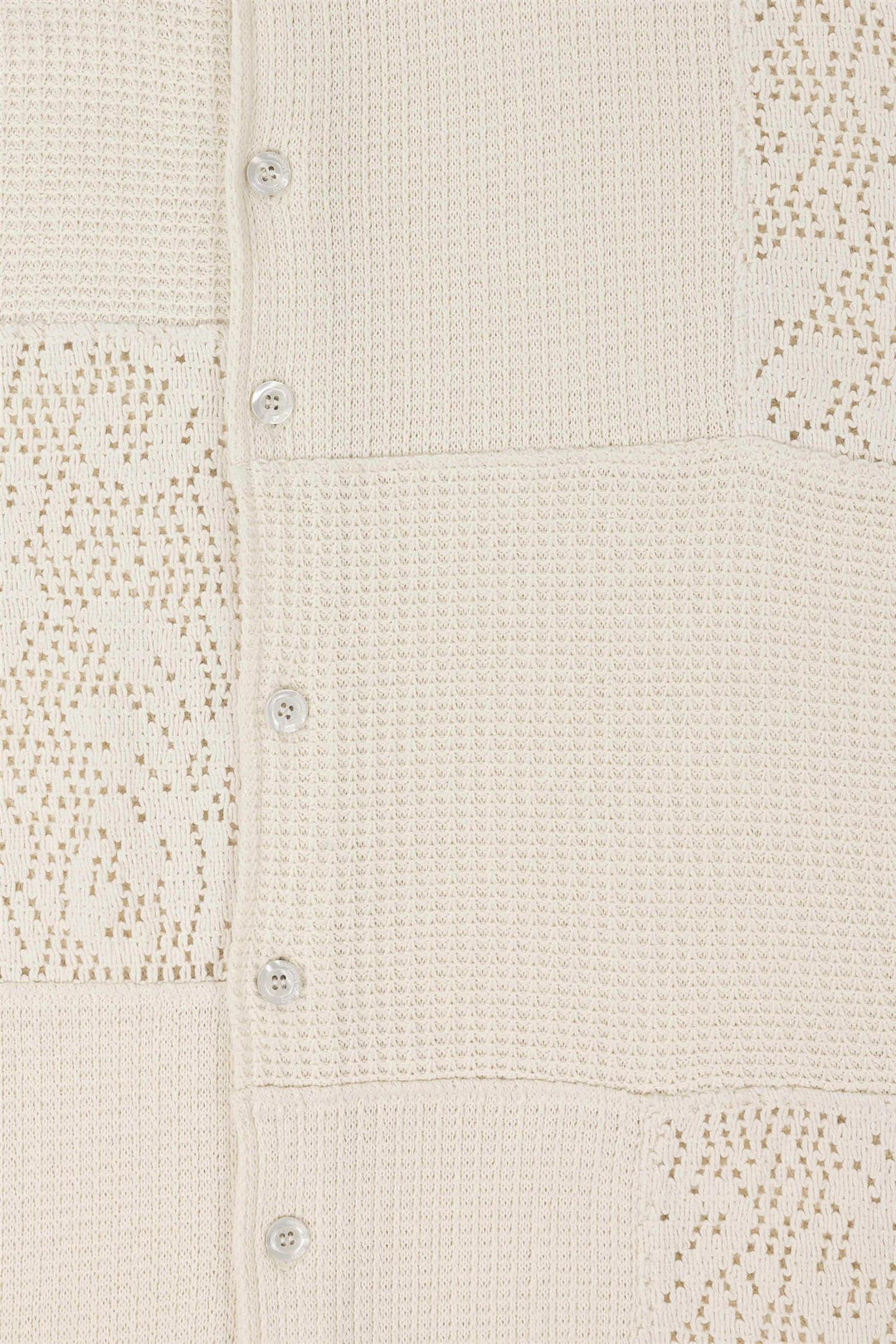 Drôle de Monsieur - La Chemise Patchwork Cream - Dale