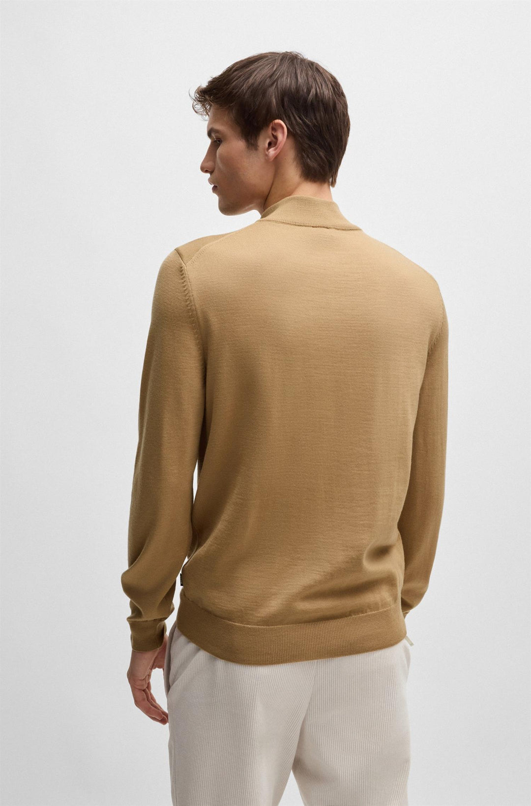 Ebenji Half Zip Medium Beige