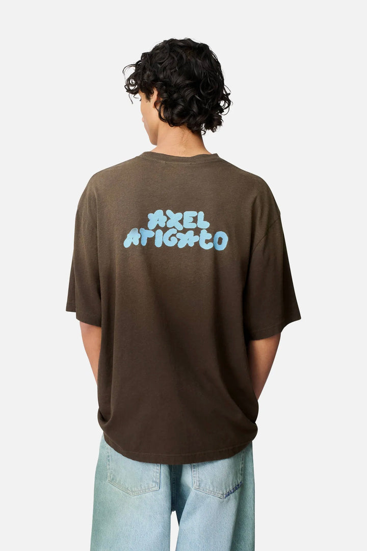 Bubble Reverse T-shirt Dark Brown