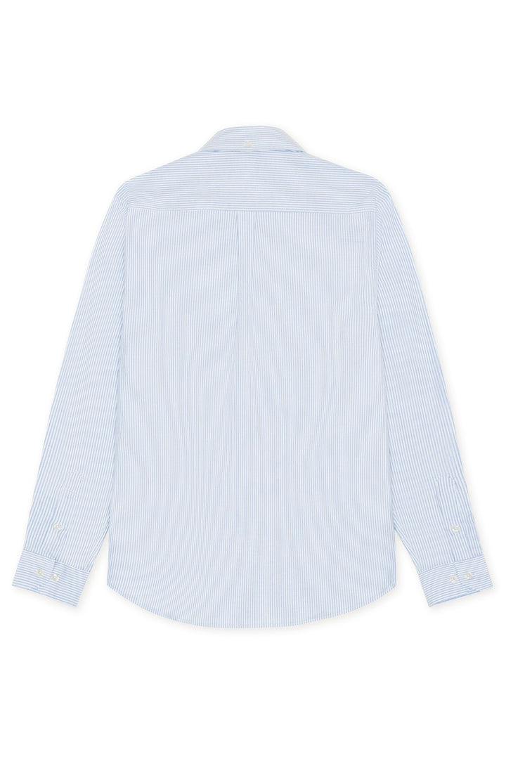 Konrad Contrast Oxford Blue White Stripe