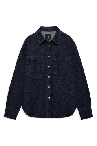 Samy Shirt Unwashed Blue