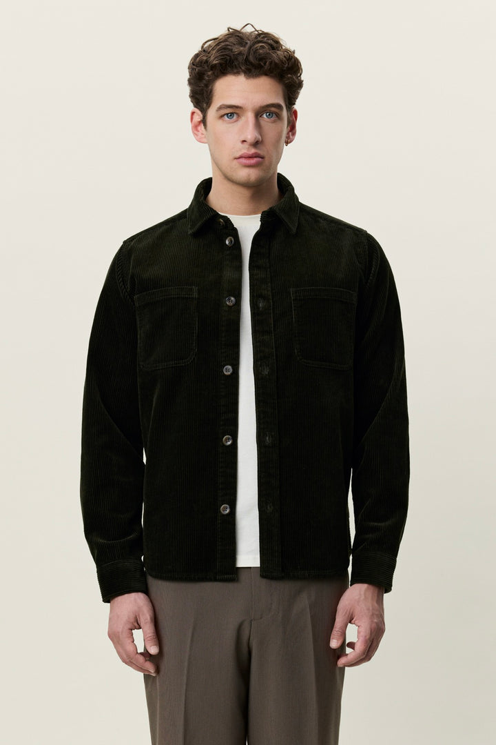 Corduroy Overshirt Rosin Green