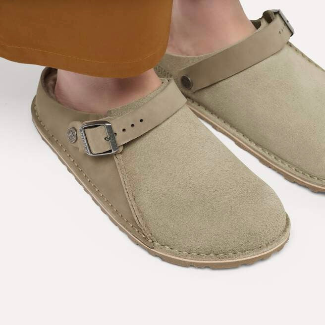 Lutry Premium Split Nubuck/Suede Dame Taupe