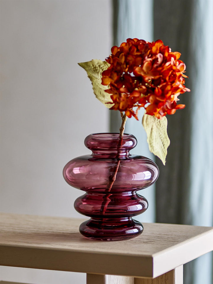 Kayn Glass Vase Purple