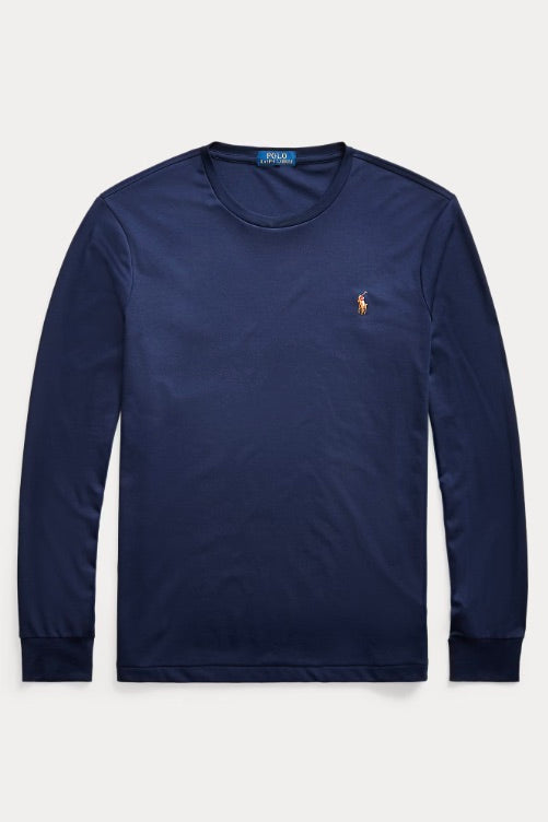 Custom Slim Fit Soft Cotton T-Shirt Refined Navy