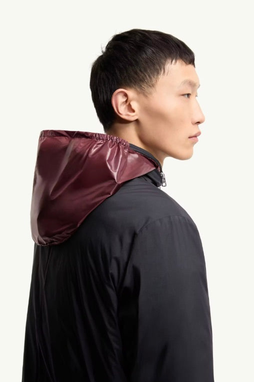 MONCLER Breezes Short Padded Jacket Navy Blue - Dale