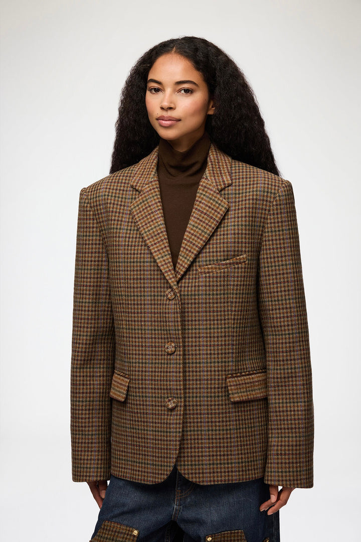 Heavy Check Twill Blazer
