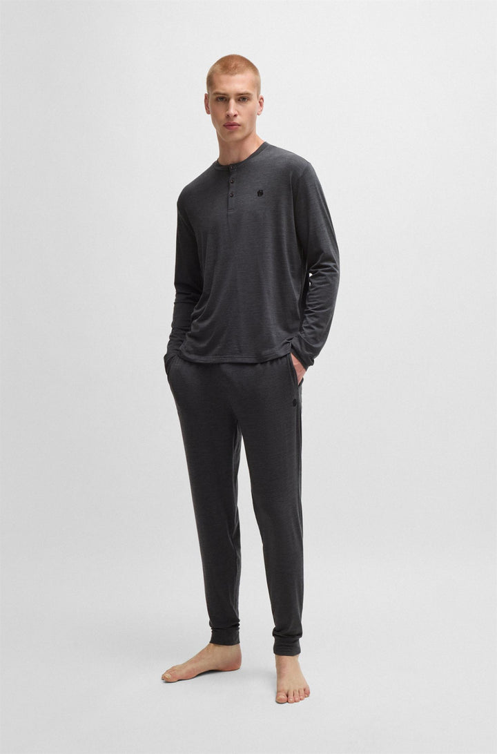 Merino Long Set Grey