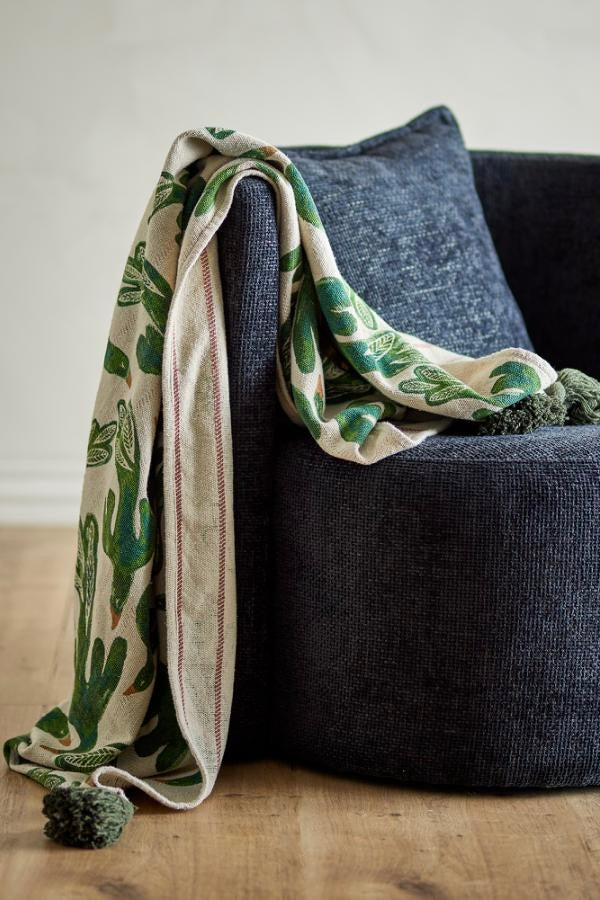 Birdliva Throw Green Multi