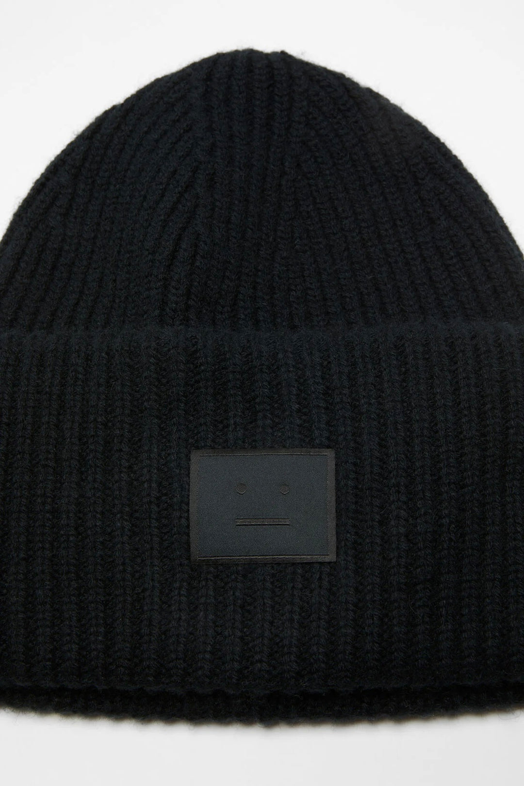 Large Face Logo Yak Beanie Black