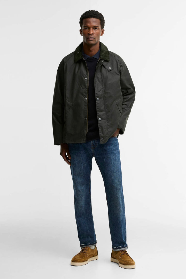 Barbour Tracker Wax Jacket Sage