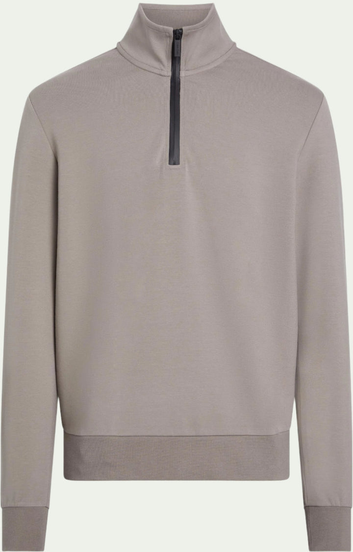 LUX TECH Q-ZIP SWEATSHIRT GREY