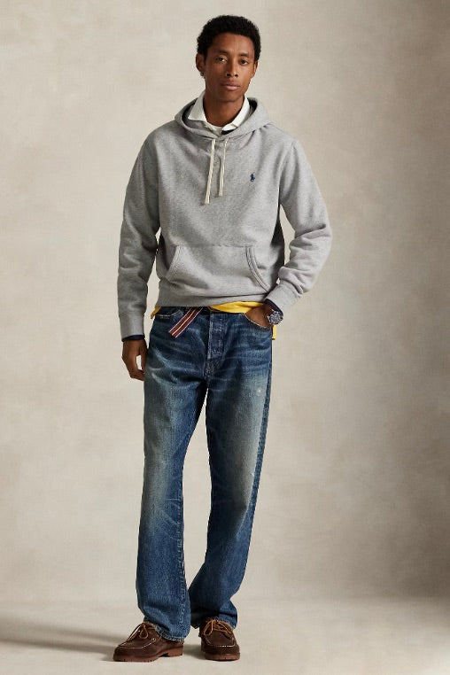The RL Fleece Hoodie Andover Heather