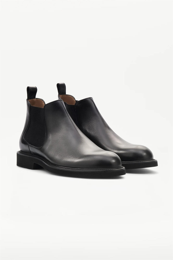 Baltimore Black Beef Ankle Boots