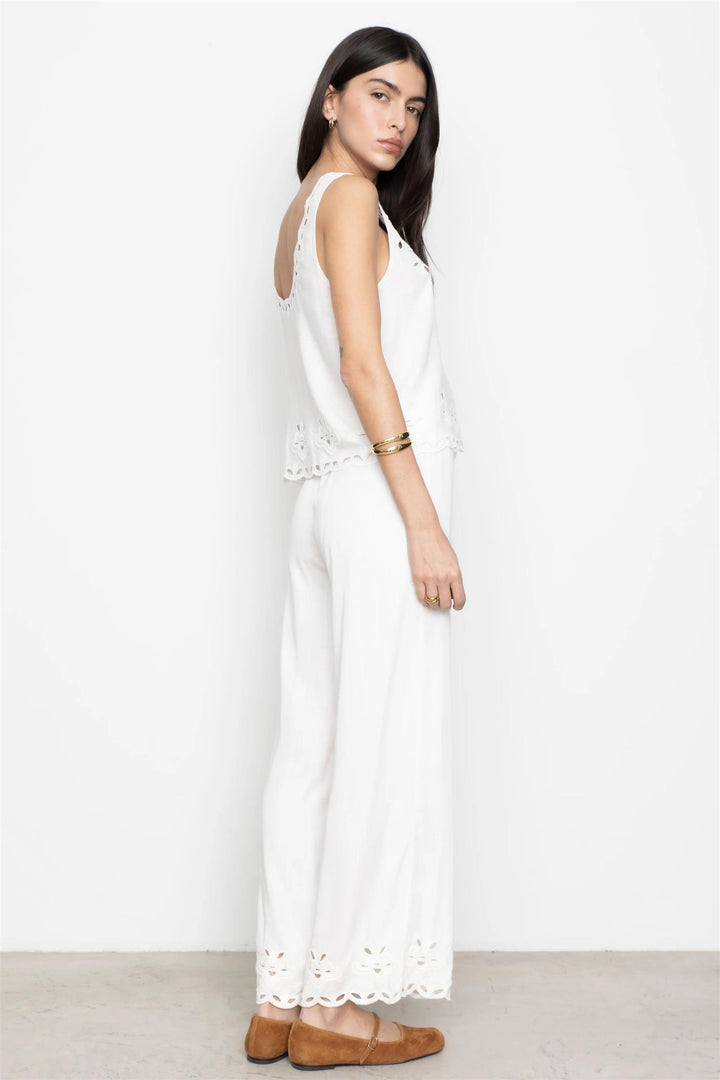 Evie Top White