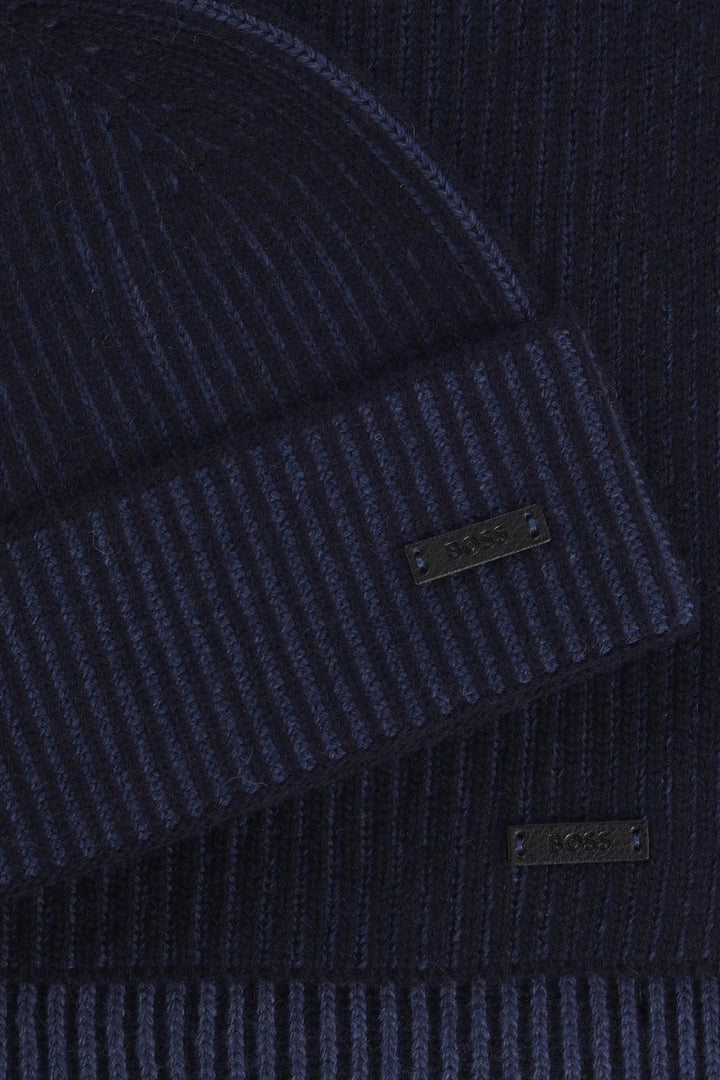 Ercole Scarf Set Dark Blue