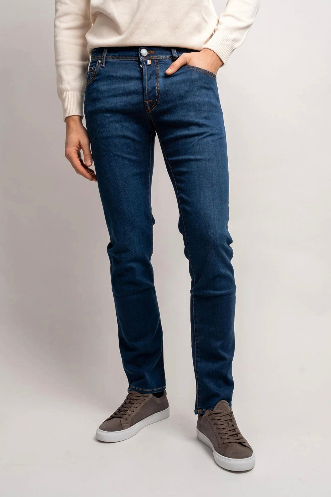 Nick Pant 5 Pkt Slim Fit Dark Blue