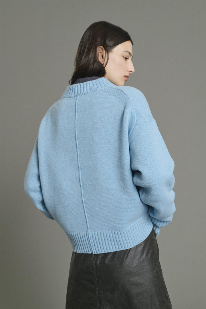 Julie Merino Pullover Clear Blue