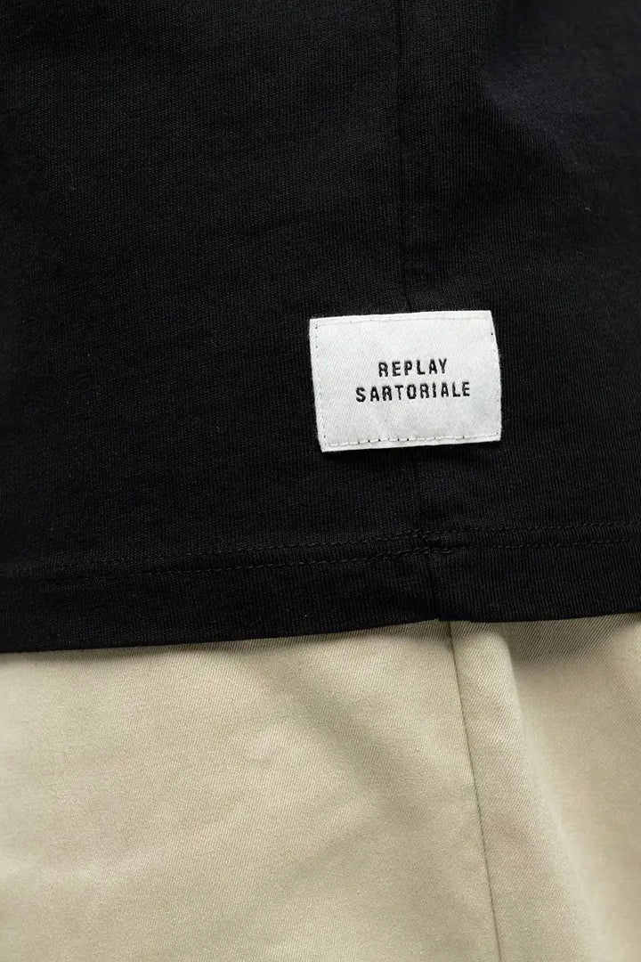 Sartoriale Crew-Neck Jersey Tshirt Black