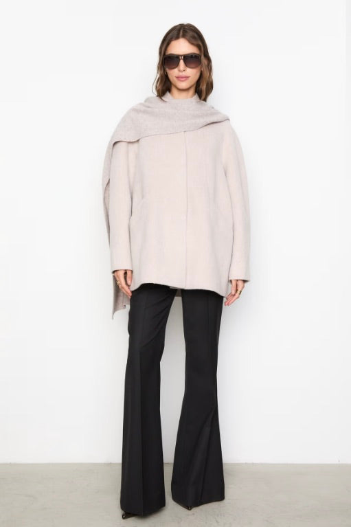 Babette Scarf Taupe Melange