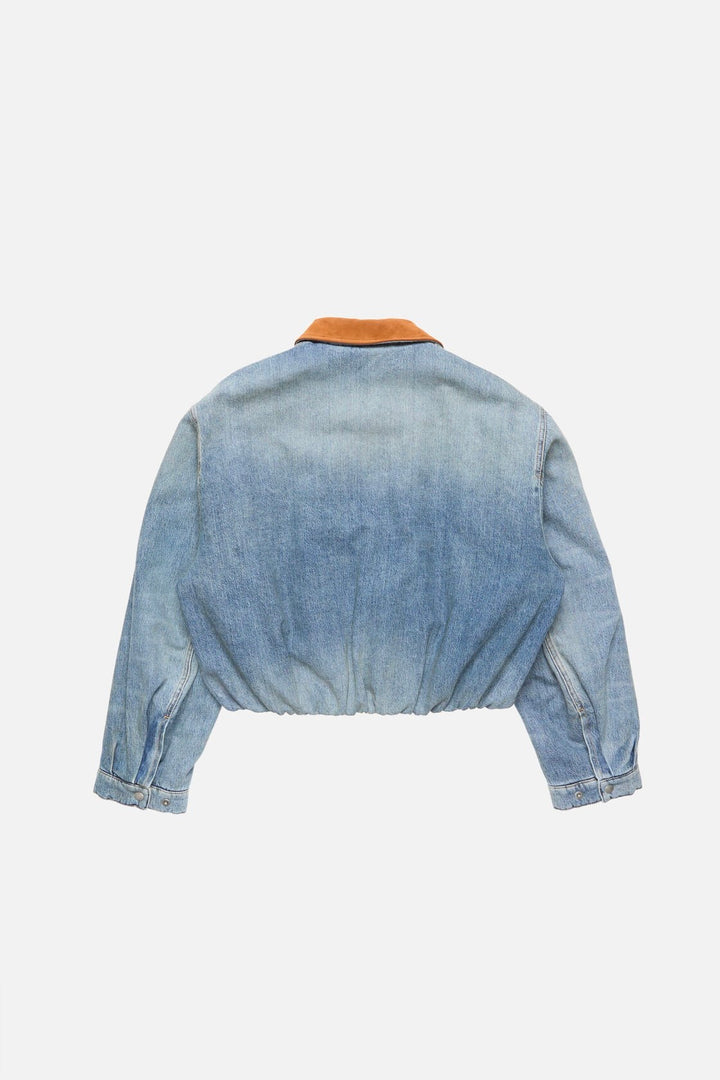 Denim Bomber Blouson