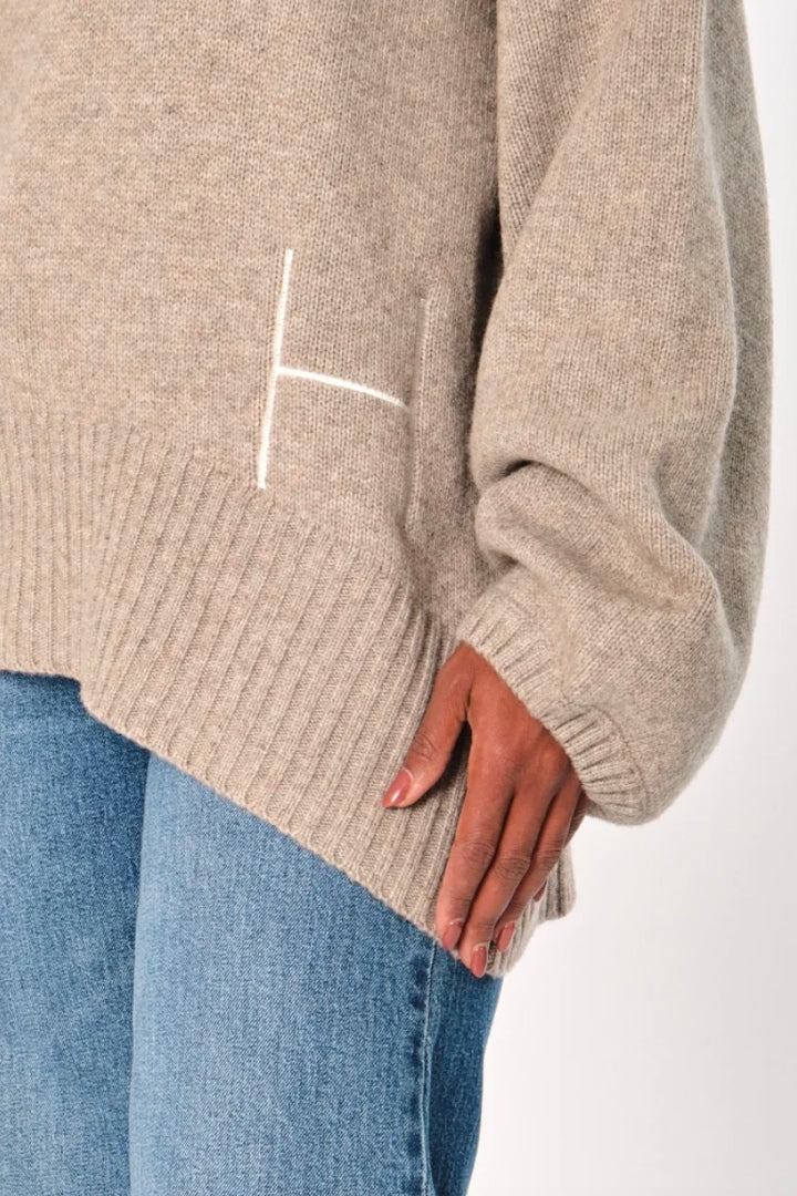 Gianna Sweater Light Brown Melange
