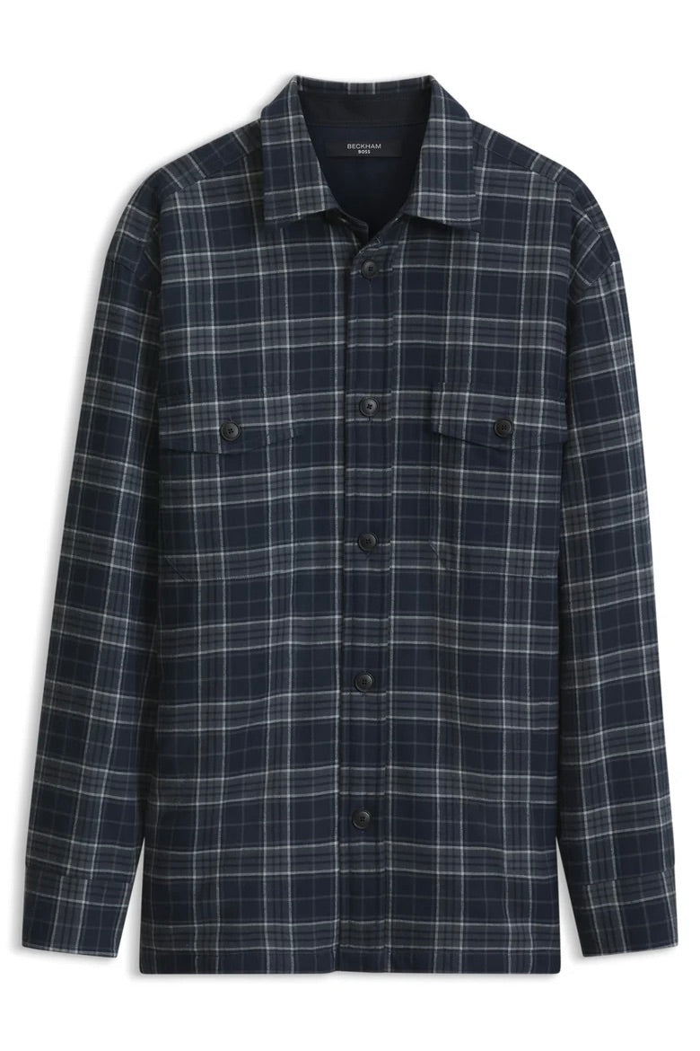 Beckham H-Cruz-K-2P-C3_DB Shirt Dark Blue