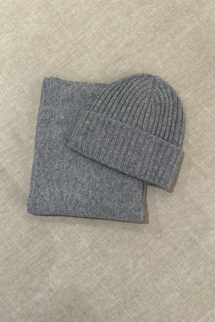 Cashmere Beanie Grey