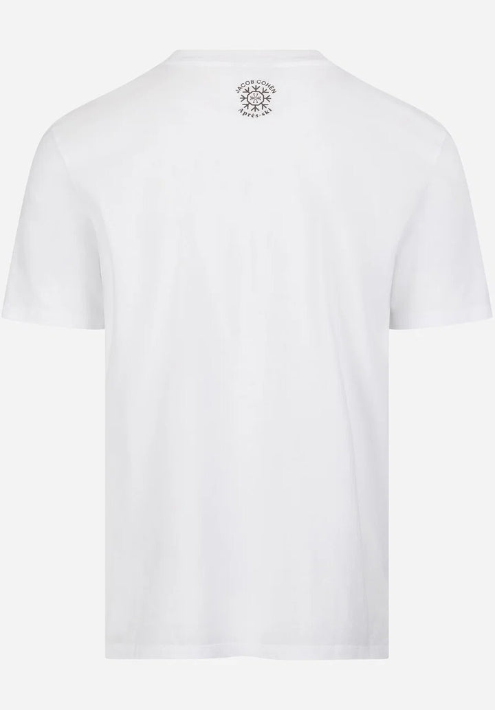 T-Shirt Collo Costina Optical White
