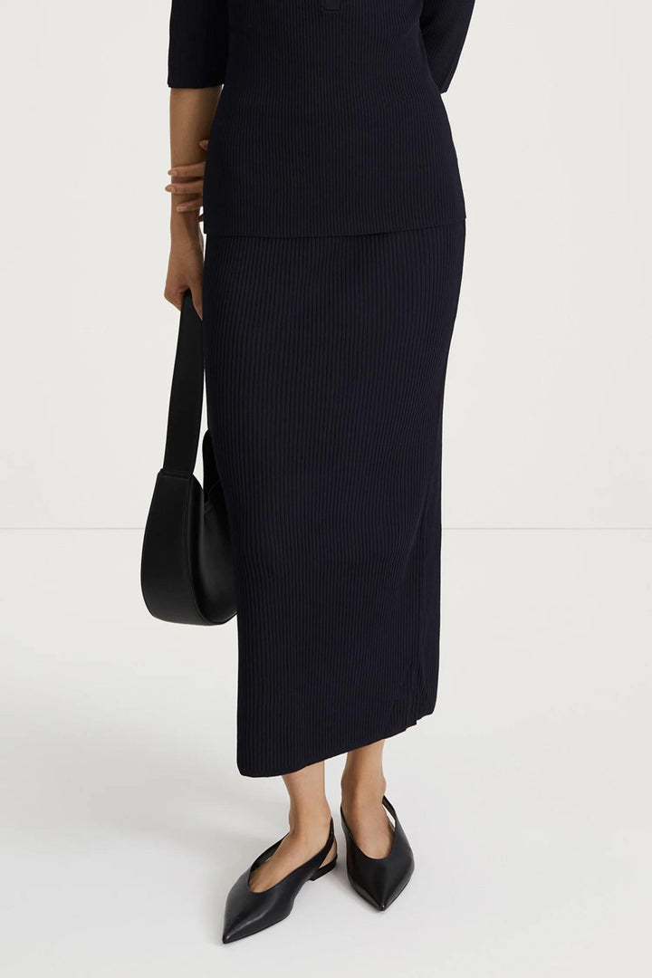 Pomerola Skirt Navy