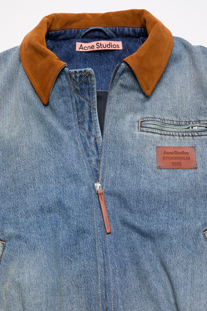 Denim Bomber Blouson